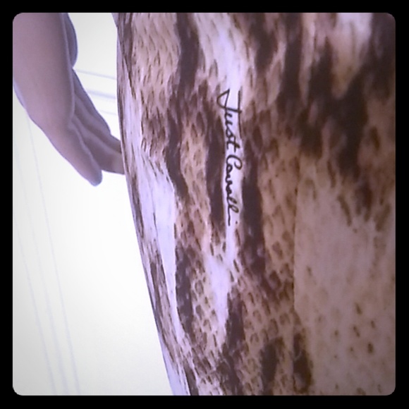 SOLD! NEW JUST CAVALLI SILK JERSEY STRAIGHT DRESS - Picture 2 of 8